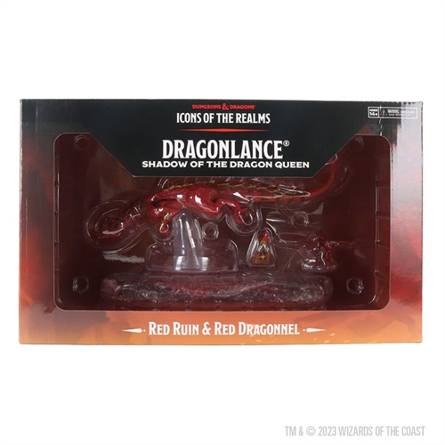 DnD - Dragonlance - Red Ruin & Red Dragonnel - Icons of the Realms - miniatures